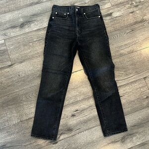 Madewell the perfect vintage black jeans denim size 25 women’s